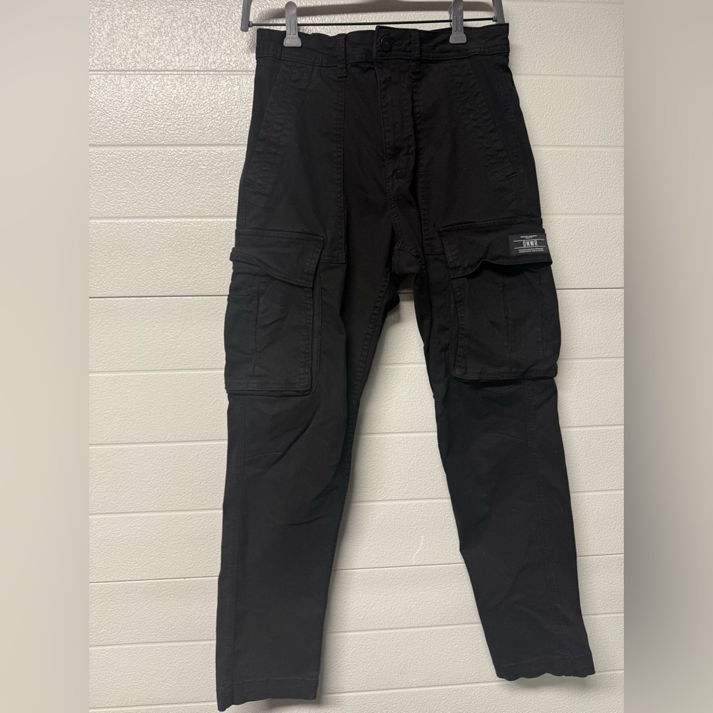 Zara Men's Dark Cargo Pants